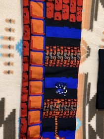 Loot Gaming Castlevania Knit Scarf Nintendo NES Double Layered Great Graphics