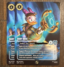 Disney Lorcana Daisy Duck Paranormal Investigator 23/P3 EN Lot 2 