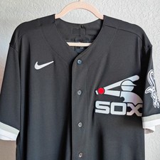 Nike Authentic Chicago White Sox Blank Elite On-Field Black Jersey Size-44