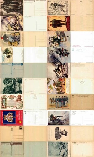 WW2-RSI-SOCIAL-REGIMENTAL MILITARY MILITARY MILITARY MILITARY lot 20 pieces-006A