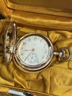 Antique Ladies Illinois Pocket Watch Gold Filled Case Estate Fresh! With Box!