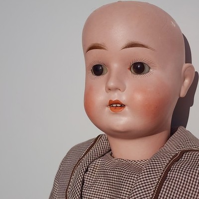 Vintage Wally Limbach Doll Bisque & Composition Body 25 Inches Clover #7 BJD