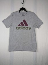 Adidas Amplifier Tee T-Shirt Men's Large Tall Gray Short Sleeve Crew Neck NWT