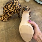 Halogen Peeptoe Cheetah Pumps Size 4M petite — photo 7