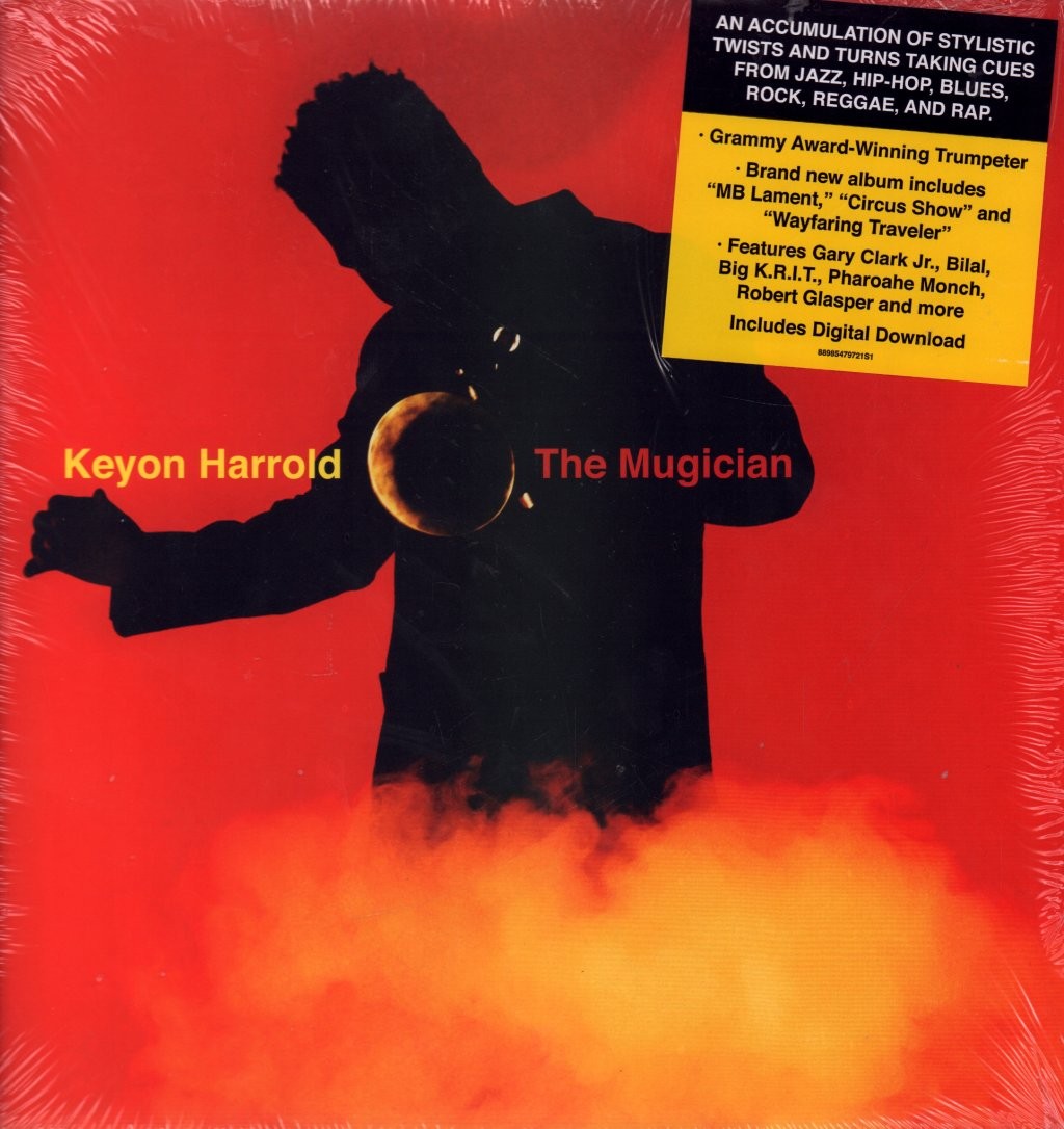 Keyon Harrold Mugician LP vinyl Europe Sony Music 2017 with inner, download card