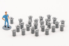 25 pots à lait H0 1:87 HO Diorama Train Marchandise Modellbahn LVM