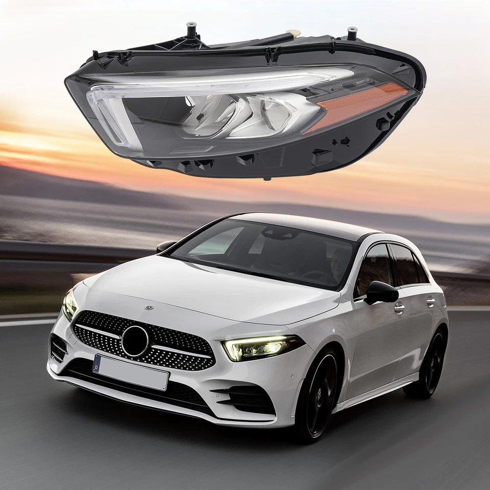 For 2019-2022 Mercedes-Benz A-Class A200 A220 LED Headlight Headlamps LH/RH Opt. Foto 2 de 4