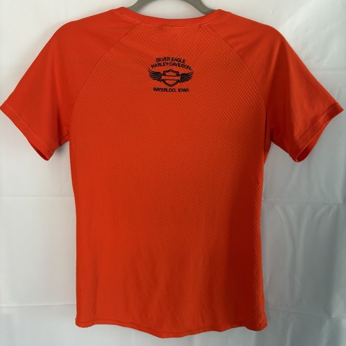 Women’s Officially Licensed Harley Davidson V-neck Top Size Medium Motorcycle - Picture 6 of 10