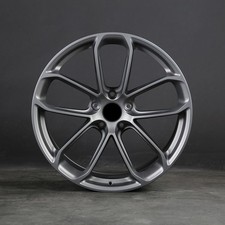 22 Gt Style Staggered Gunmetal Wheels Rims Fits Porsche Cayenne S Gts Turbo