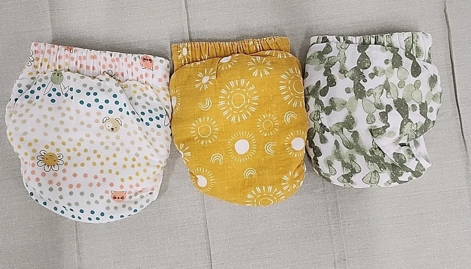 Baby Cloth Diaper 3pk with Pocket, Small(8-15 lbs)reusable Insert/disposable - Image 3 of 4