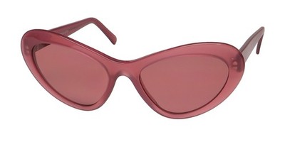 NEW ANDY WOLF BLAIR SUNGLASSES PINK 57-18-140 CAT EYE FULL-RIM WOMENS E PLASTIC