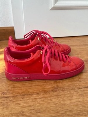 Louis Vuitton Frontrow Sneaker, Größe 35 Rot Lackleder
