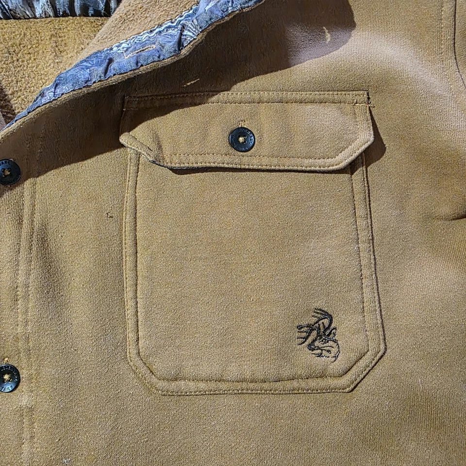 Legendary Whitetails Fleece Jacket Big Woods Shacket Men's 4XL Heavyweight  - Image 4 of 4