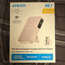 Anker MagGo 10,000mAh ULTRA FAST Qi2 Magnetic USB-C Power Bank - Pink