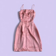 PrettyLittleThing Pink Satin Mini Dress NWT Size 6 Y2K Coquette Party
