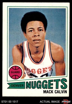 1977 Topps #96 Mack Calvin Nuggets Southern California 4 - VG/EX