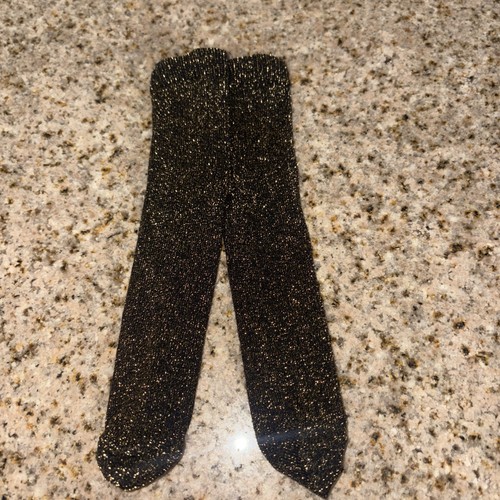 AMERICAN GIRL Vintage Black & Gold SPARKLE TIGHTS #154 - Picture 4 of 6