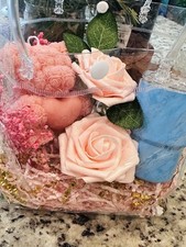 Gifts for women - Candle, FlowerGift Bag & 5ozShot Glass - Perfect Mothers Da