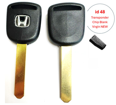 NEW Ignition Car Key for Honda CRV CR-V 2007-2014 Blank id 48 Chip Transponder
