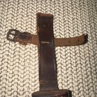German  Antique WW1 Large & Heavy Hunting Fighting Stag Knife w/ Sheath — photo 10
