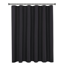 Biscaynebay Extra Long Fabric Shower Curtain Liner 72 Inch Width by 84 Inch L...