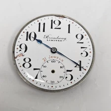 Vintage Broadway Limited Langendorf Swiss Pocket Watch 21 Jewels AS IS Movement 