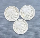 Lot Of 3 1926 P Buffalo Nickel Philadelphia Mint