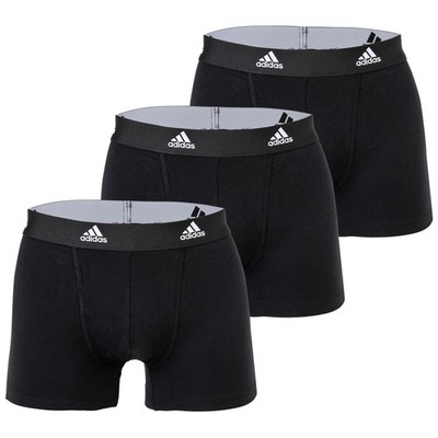 adidas Herren Boxershorts, 3er Pack - Trunks, Active Flex Cotton, Logo, einfa...