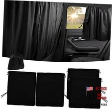 Car Privacy Curtains for Windows - Blackout Car Divider Curtain and Side 3Pcs