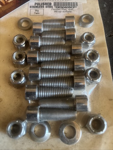 Harley Davidson Softail Fender Bolt Kit Fatboy Springer Heritage Etc 1340 1440 - 第 2/7 張圖片