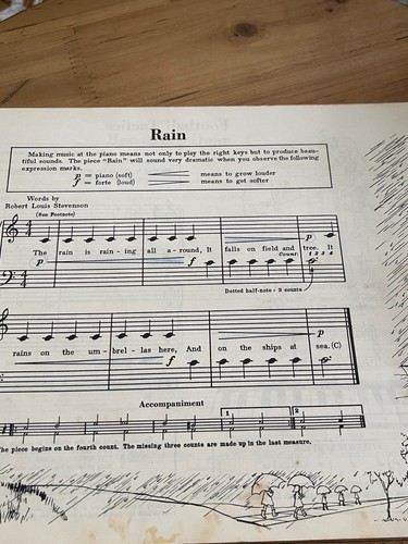 Vintage 1962 John W Schaum Making Music At The Piano Book One Red Paperback - Picture 6 of 7