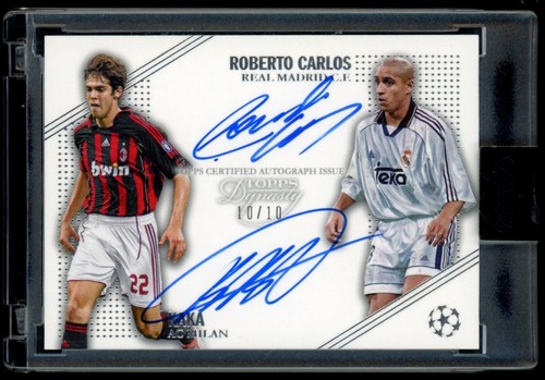 2022-23 Topps Dynasty UCL Kaka Roberto Carlos Dual Auto /10