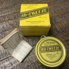 Vintage Kenra Inc NO-TWEEZE Hair Remover  2 oz. UNUSED Made USA Vintage Beauty
