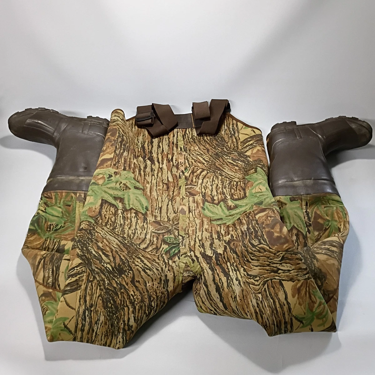 Cabela\'s Bog Boot Hip Waders Realtree Max4 Camo Men\'s 9 Steel Shank Hunting New Cabela main image 4