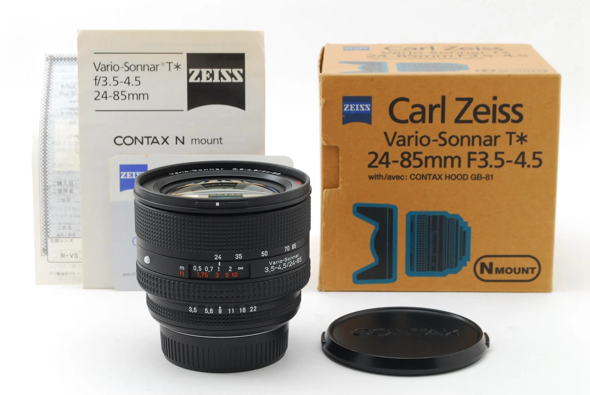 Contax ZEISS Vario-Sonnar T* Camera Lenses f/3.5-4.5 Maximum