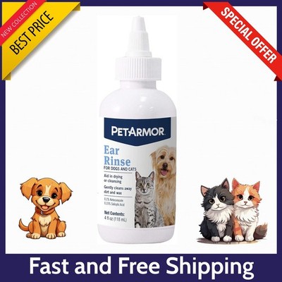 Cat Dog Ear Drops Infection Antibiotic Treatment Medicine Yeast Fungus Itching  