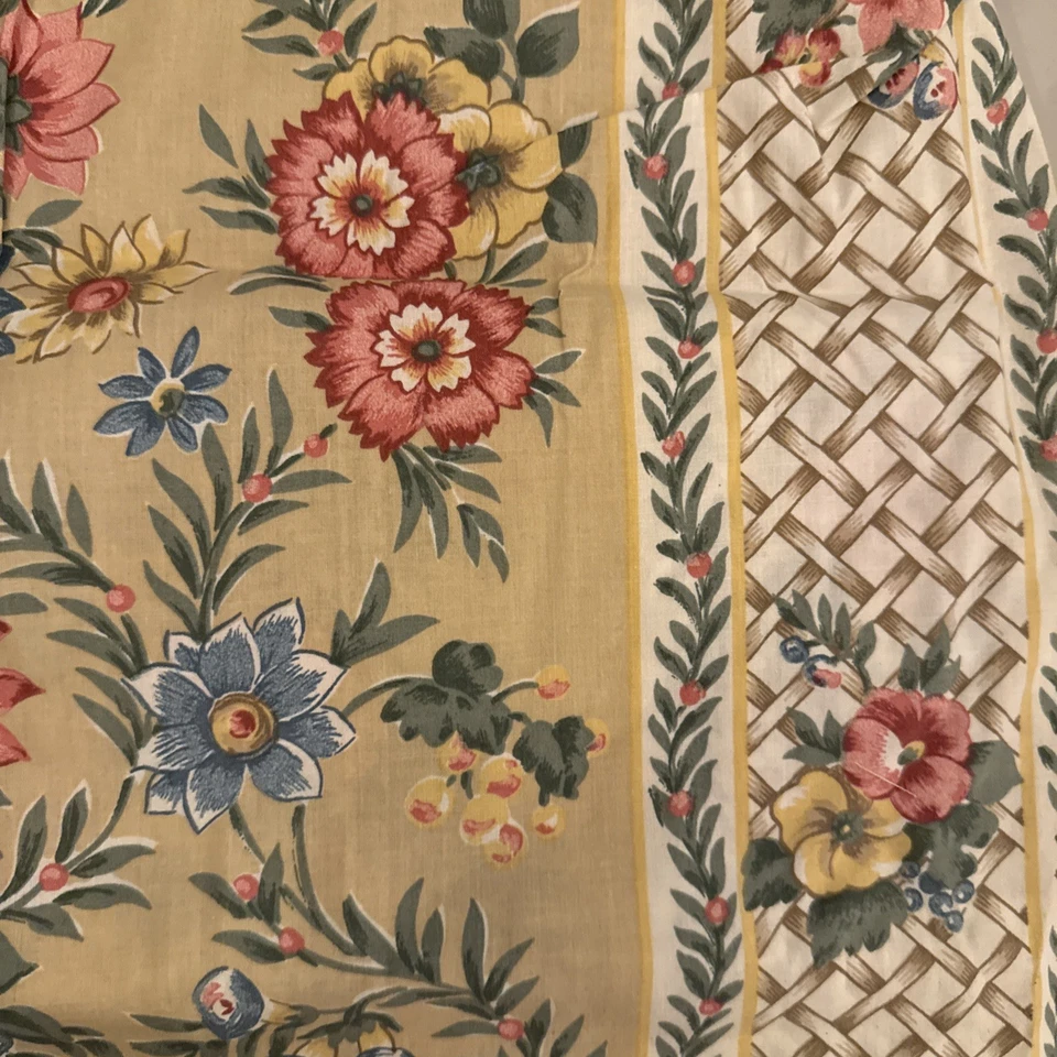 Vtg fabric At Home With Martha Stewart Golden Slumber  (SET of 2+) - Image 4 of 4