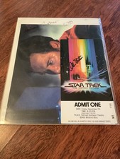 STAR TREK WILLIAM SHATNER AUTO PHOTO CAPT. JAMES T KIRK W CERT TODD MEULLER AUTO
