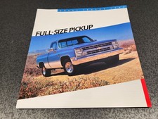 1986 Chevrolet Pickup Truck Sales Dealer Brochure Catalog Silverado Uncirculated