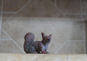 VINTAGE Schleich Squirrel  #14211 rodent retired 1991-09 toy animal CUTE