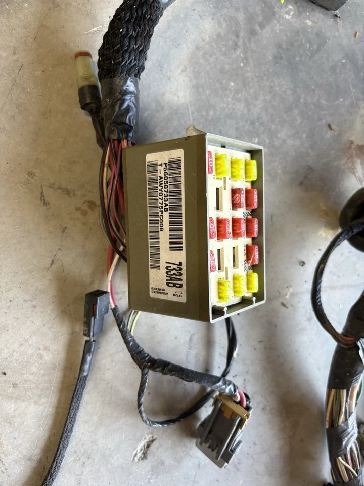 Jeep Tj 2005 4,0 carrocería manual arnés de cableado lateral Foto 2 de 3