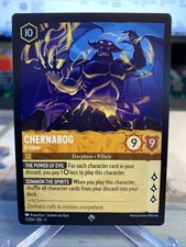 Chernabog - 003/204 - Super Rare - Into the Inklands - Disney Lorcana 