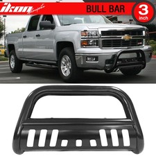 Fits 07-14 Silverado Sierra 2500 3500hd Bull Bar Front Bumper Push Grille Guard