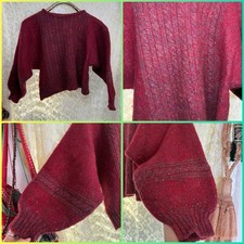 Vintage Givenchy Womens red wool sweater small