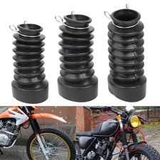 Cubierta de horquilla delantera 1 par de botas antipolvo de horquilla para moto 27 mm/30 mm/33 mm horquilla bota