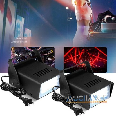 1/2 Party Strobe Lights Flash Stage Effect Light Disco 24 LED Bulbs Christmas