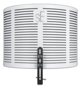 Se Electronics RF-X WB Acoustic Treatment Filter Isolation Shield in White/Black