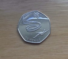 Highly collectable London 2012 Olympics Gymnastics 50p Coin - Circulated - Available on eBay