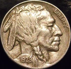 1929-S Buffalo Nickel XF/AU Full Horn