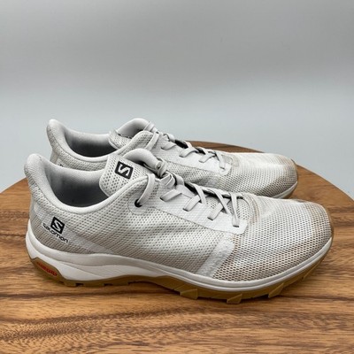 Salomon Outbound Prism Shoes Mens Size 7.5 Gray Trail Hiking Running Comfort
